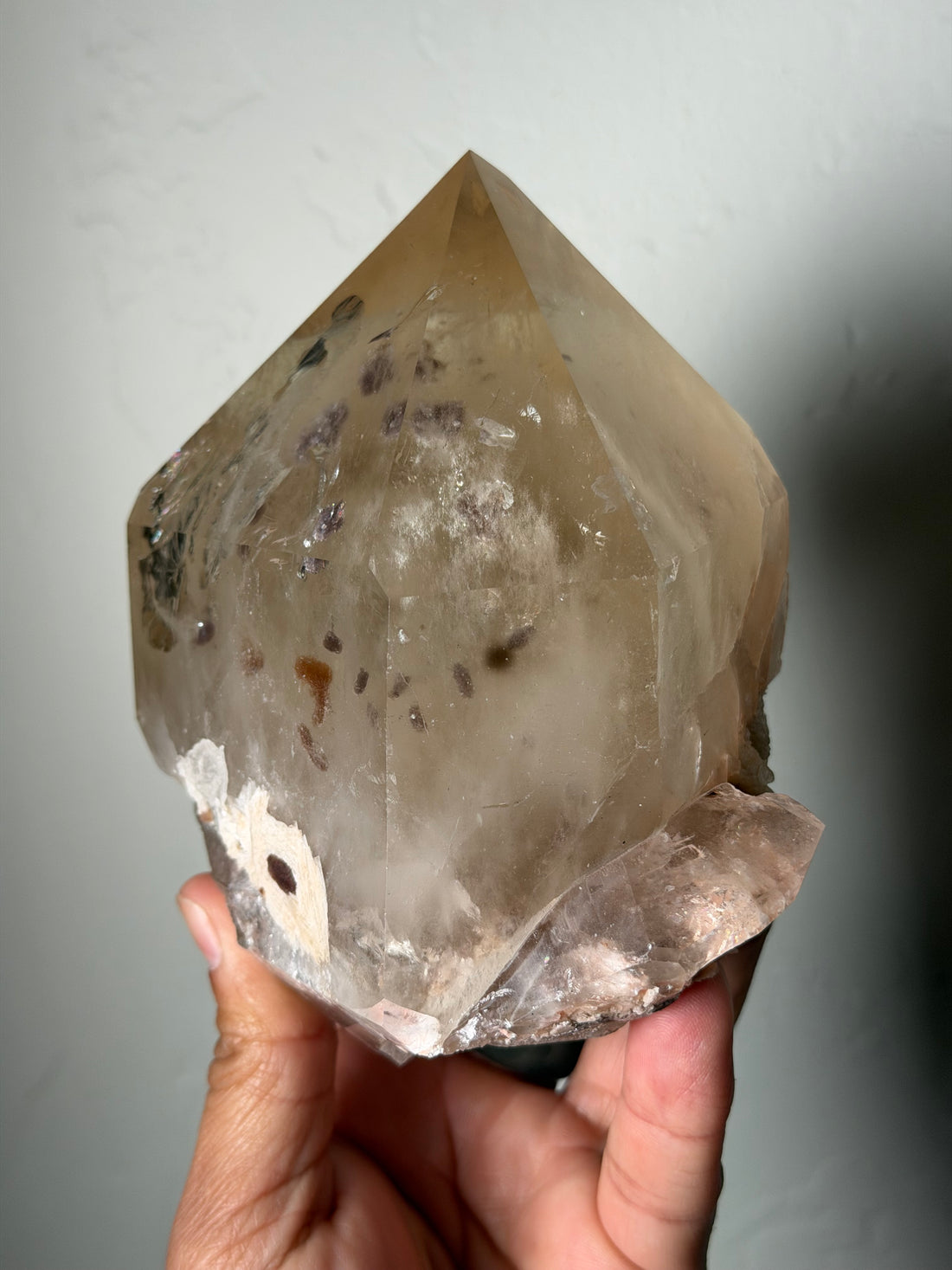 Citrine with Lepidolite (Brazil)