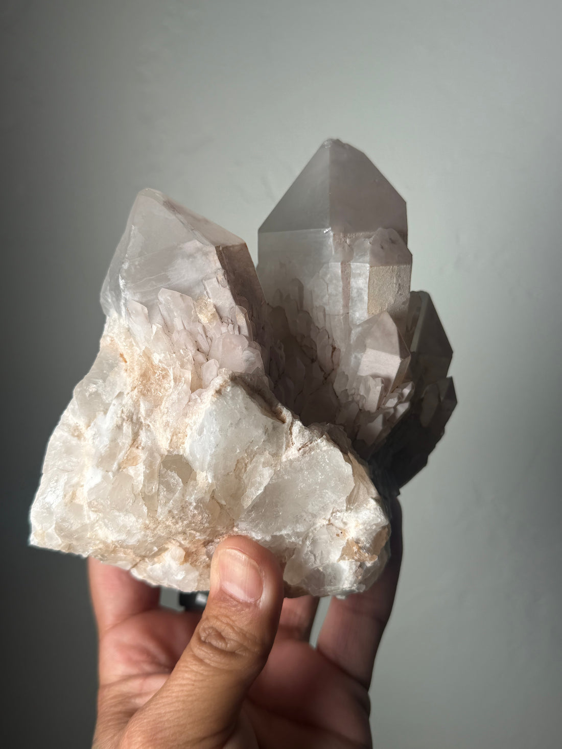 Pink Lithium Quartz Cluster (Madagascar)