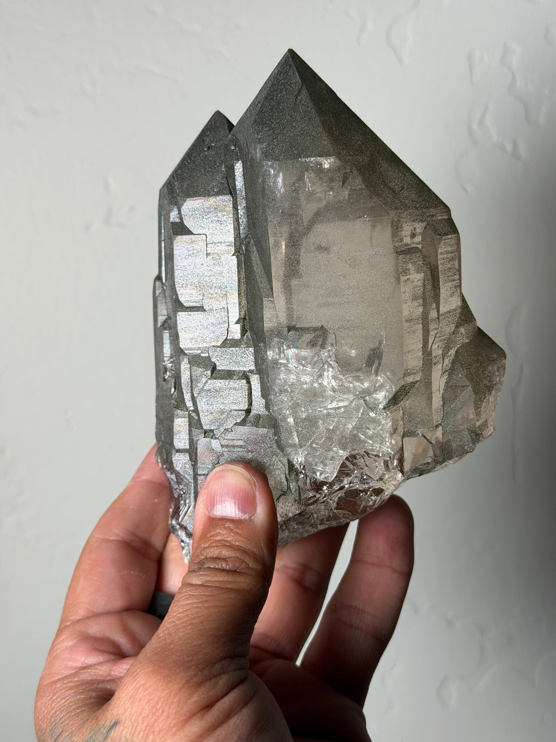 Quartz with chlorite (Switzerland)