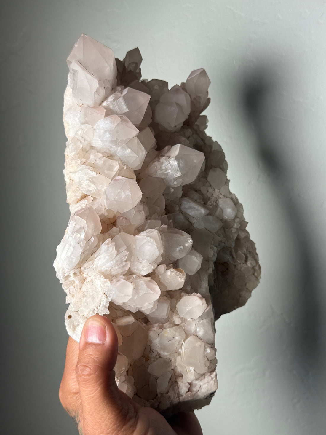Pink Lithium Quartz Cluster (Madagascar)