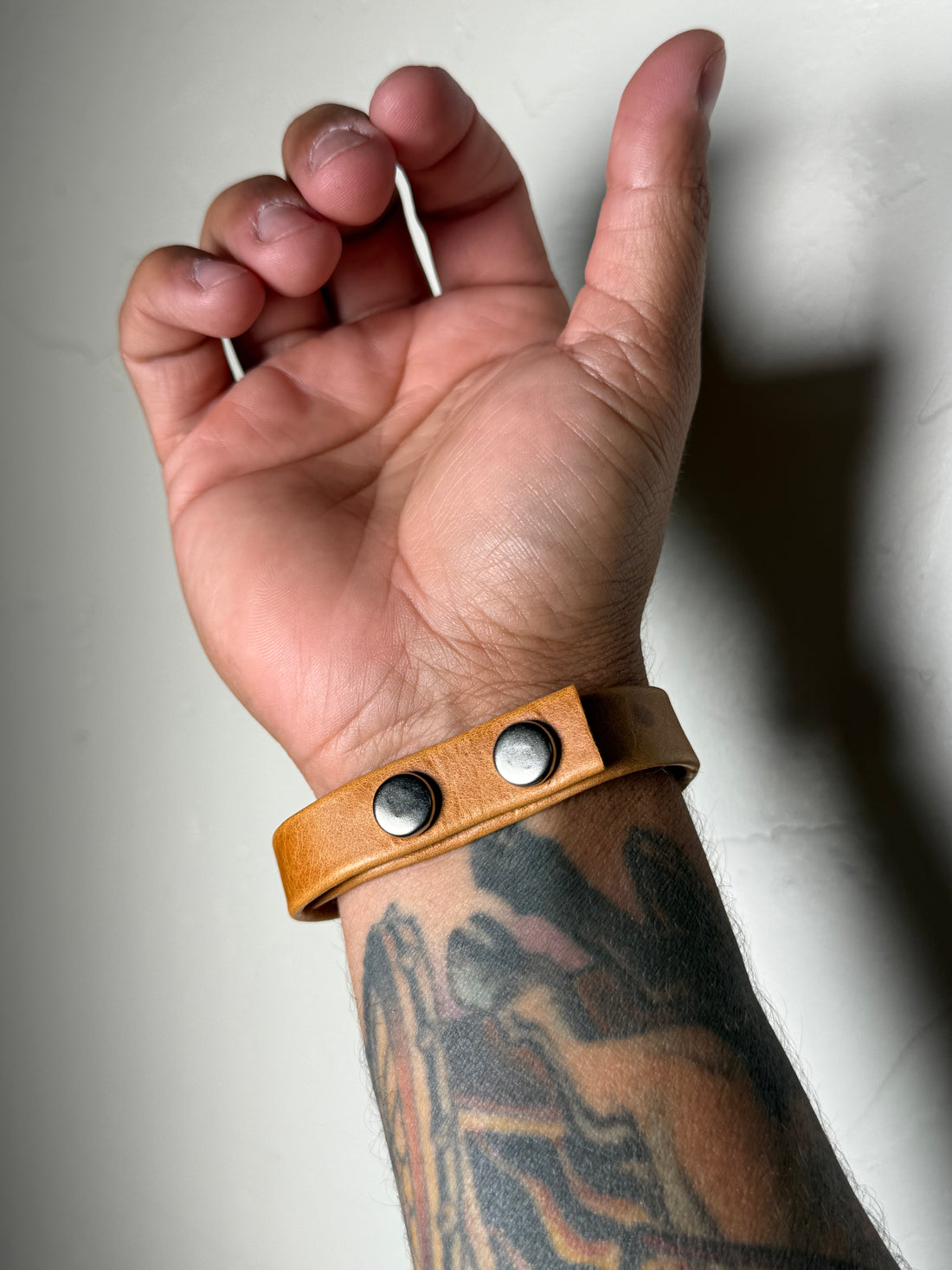 Jade & Leather Bracelet (Guatemala)