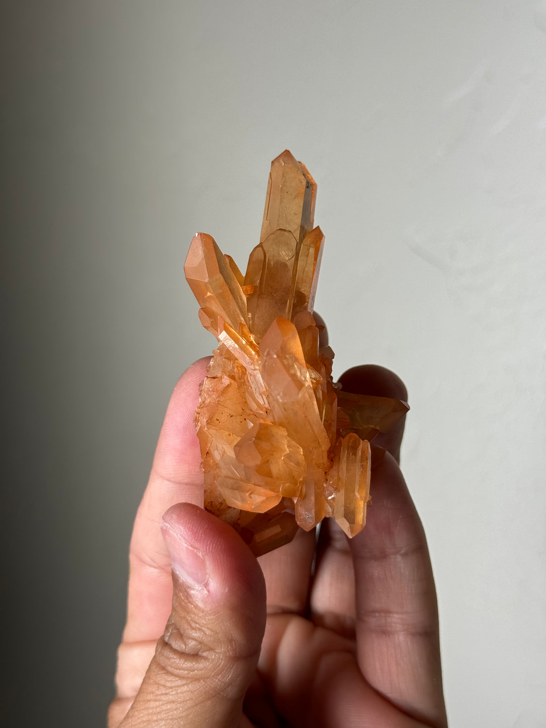 Tangerine Quartz Cluster