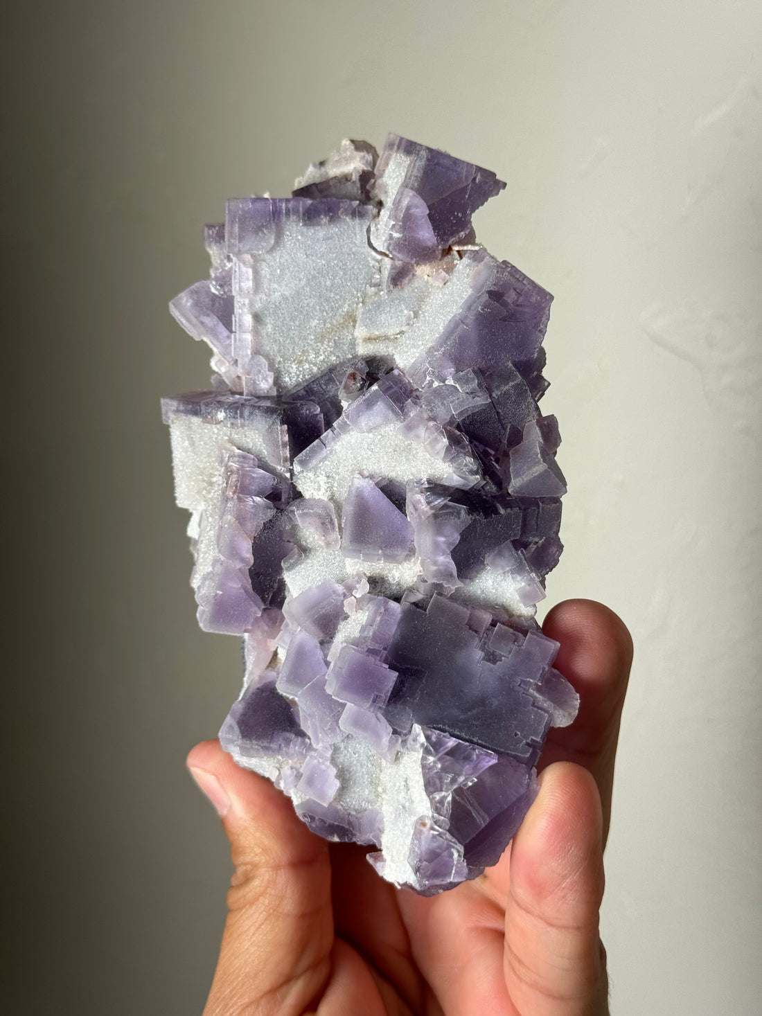 Fluorite with Druzy Quartz (new find) Spain