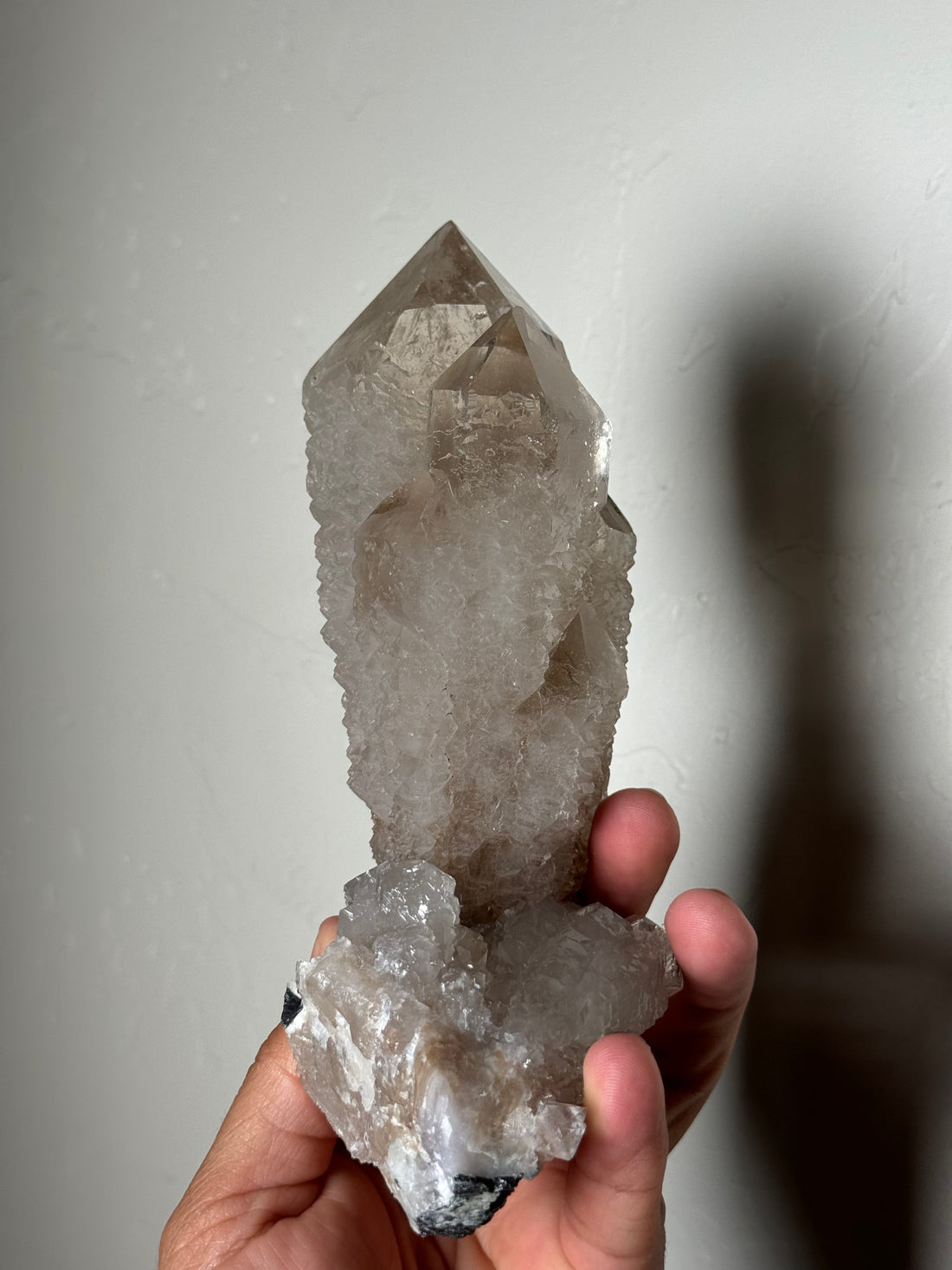 Smokey Quartz Elestial Display (Inner Mongolia)