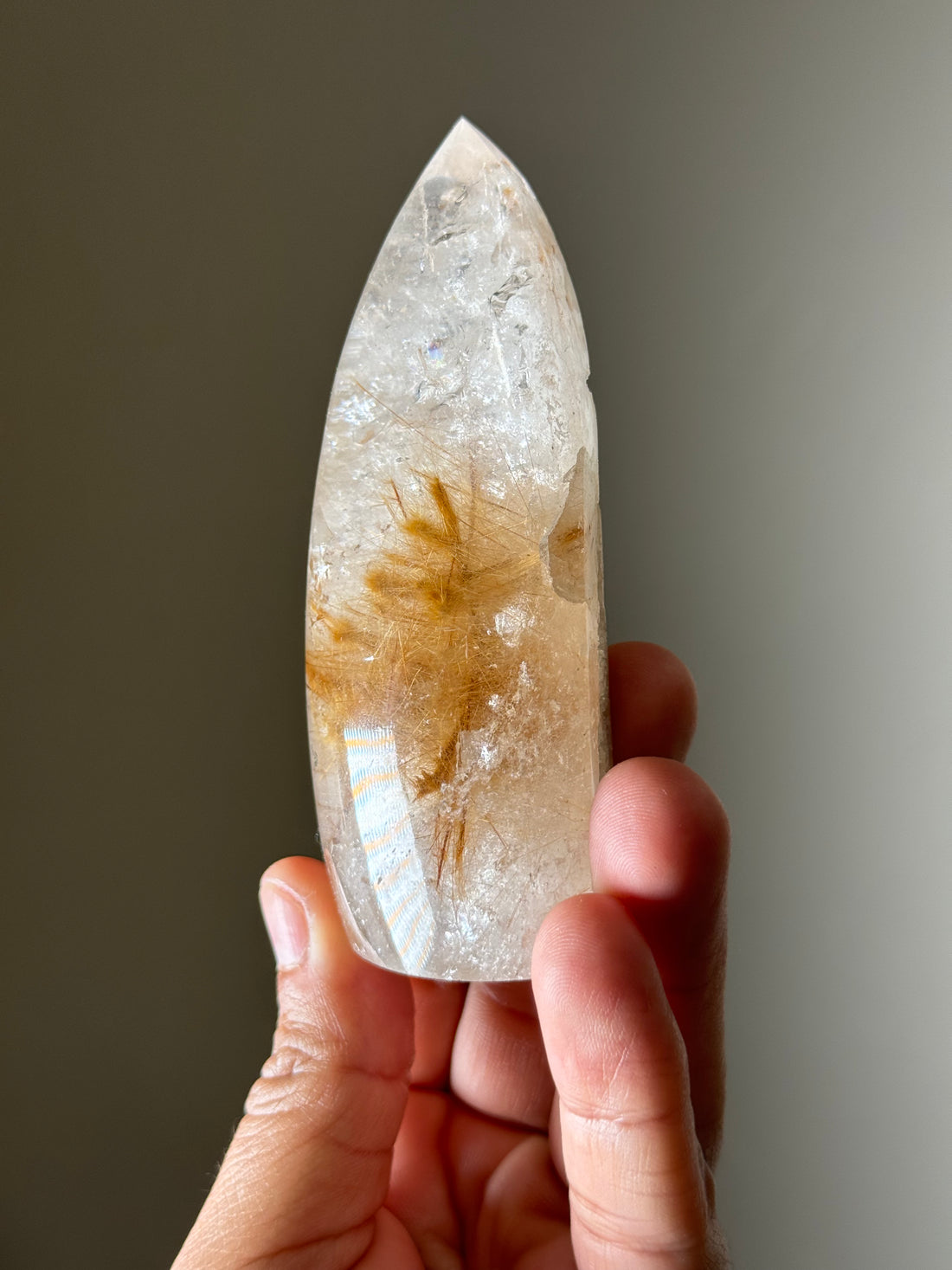 Quartz with Rutile  (Brazil)