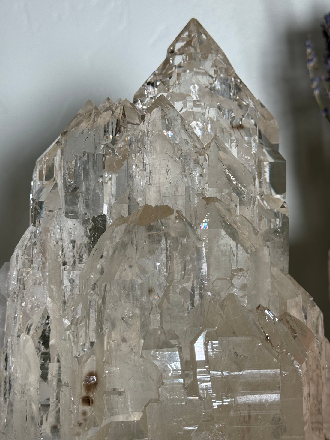 Brazilian Quartz Cathedral Dispaly