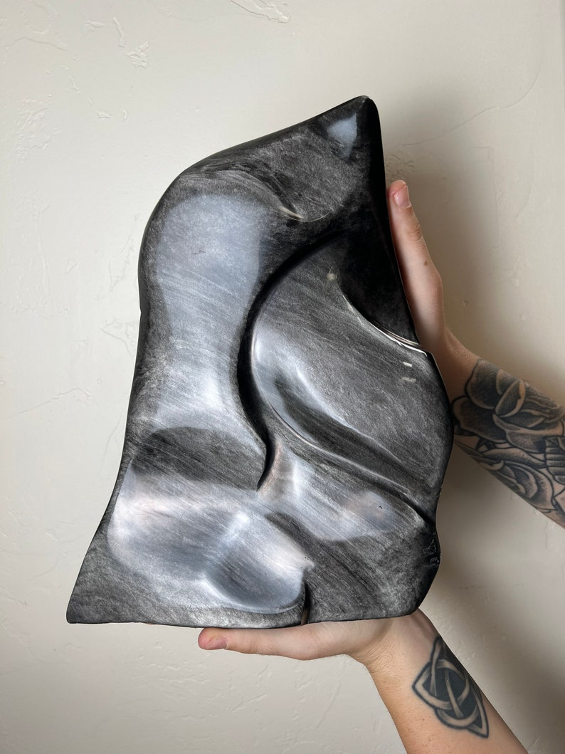 XXL Silver Sheen Obsidian Free Form (Mexico)