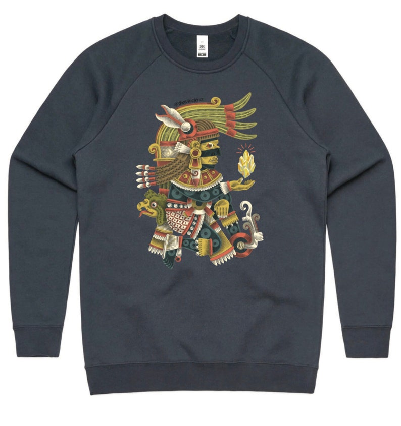 The Tezcatlipoca Sweater (petrol blue) Men’s